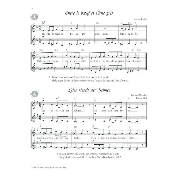 Holzschuh Verlag Fiedel Max Weihnachten Violin
