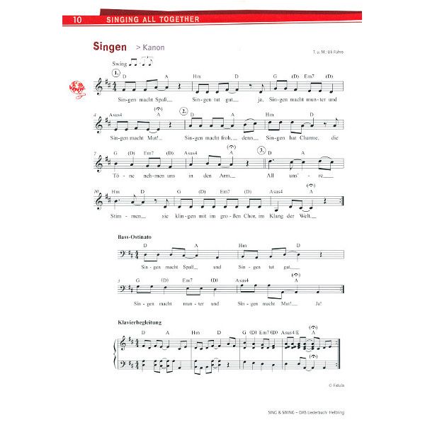 Helbling Verlag Sing & Swing -Das neue Lieder