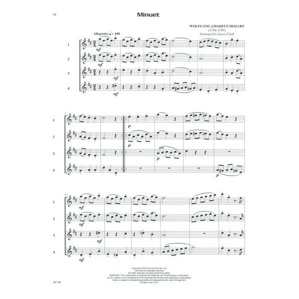 Carl Fischer Compatible Quartets Altsax