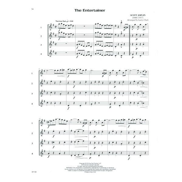 Carl Fischer Compatible Quartets Altsax