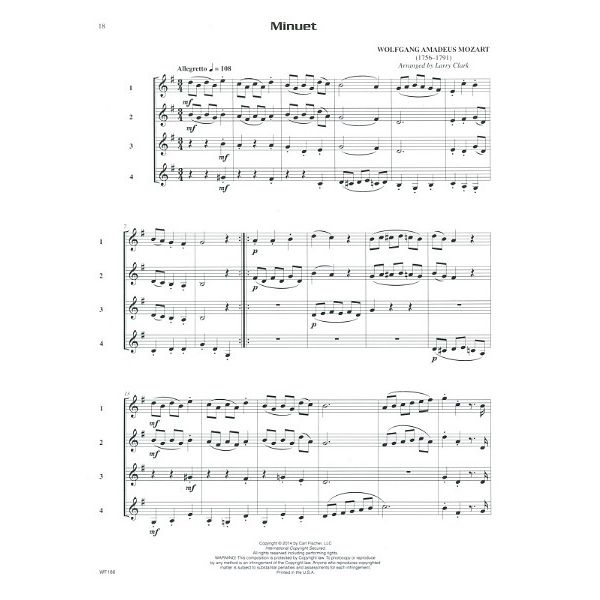 Carl Fischer Compatible Quartets Bb Instr.