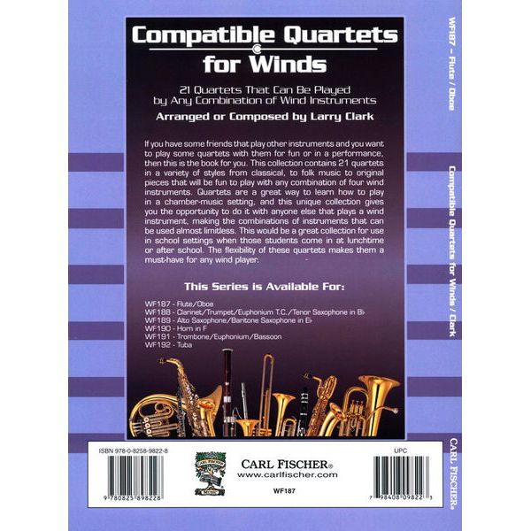 Carl Fischer Compatible Quartets Flute