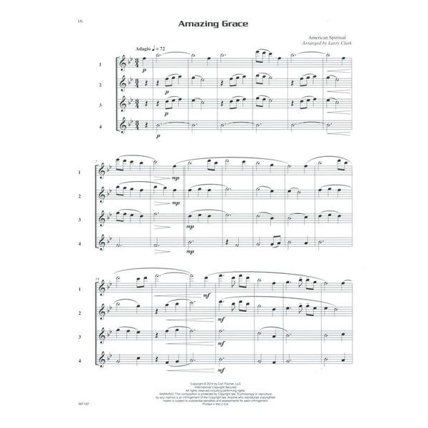 Carl Fischer Compatible Quartets Flute