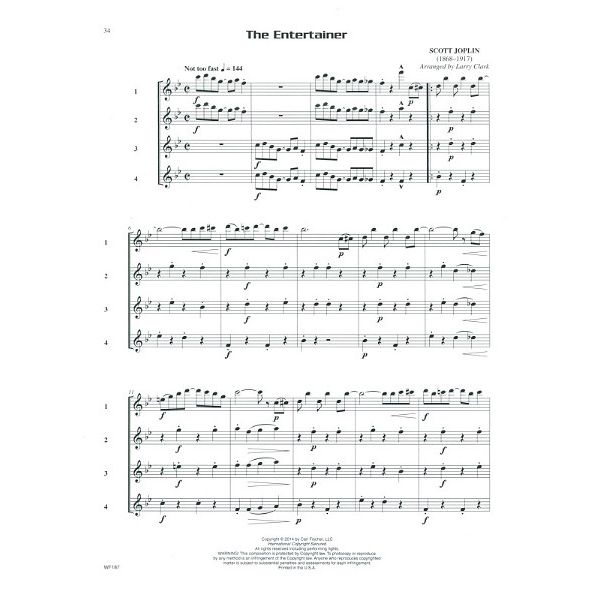 Carl Fischer Compatible Quartets Flute