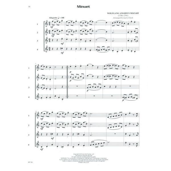 Carl Fischer Compatible Quartets Horn