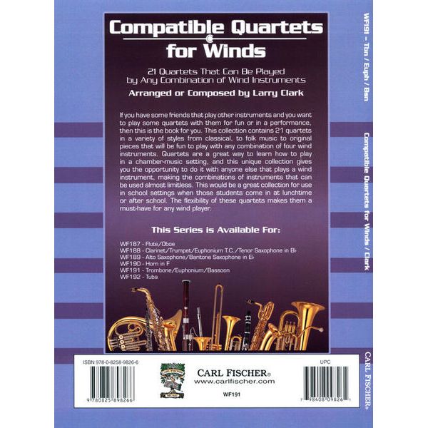 Carl Fischer Compatible Quartets Trombone