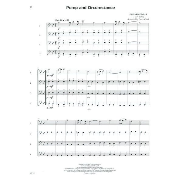 Carl Fischer Compatible Quartets Trombone