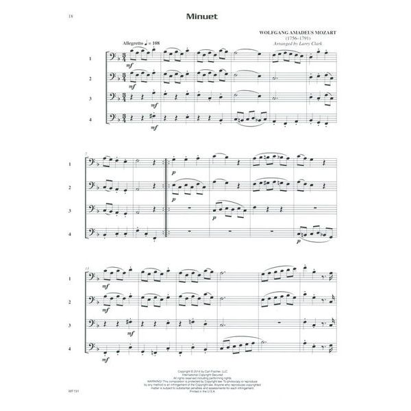 Carl Fischer Compatible Quartets Trombone