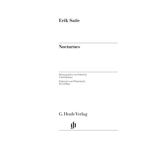 Henle Verlag Satie Nocturnes