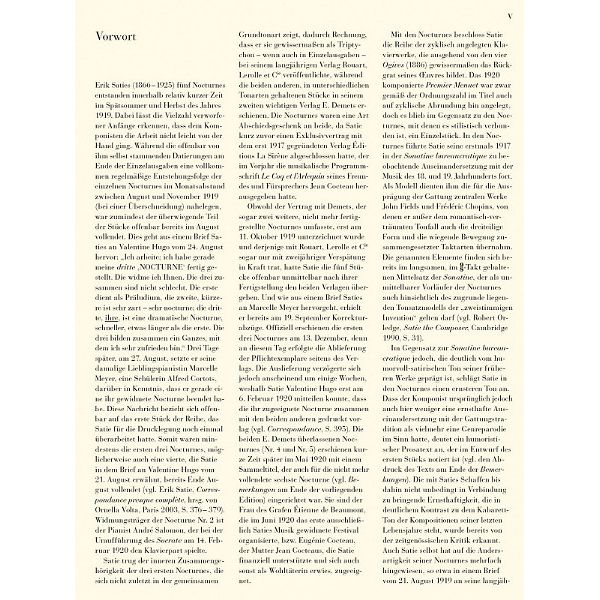 Henle Verlag Satie Nocturnes