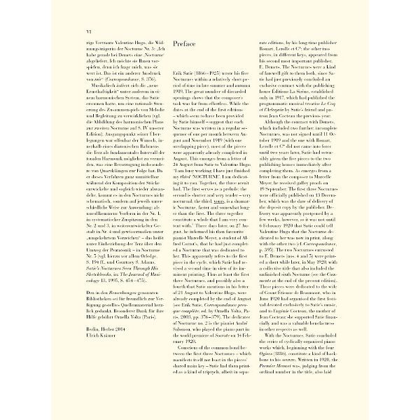 Henle Verlag Satie Nocturnes