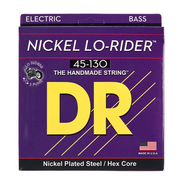 DR Strings Nickel Lo-Rider NMH5-130