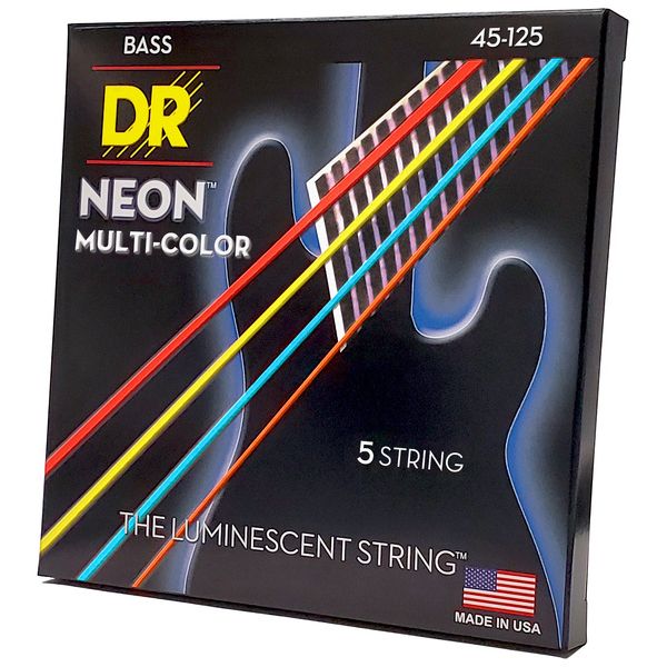 DR Strings Neon Multi NMCB5-45