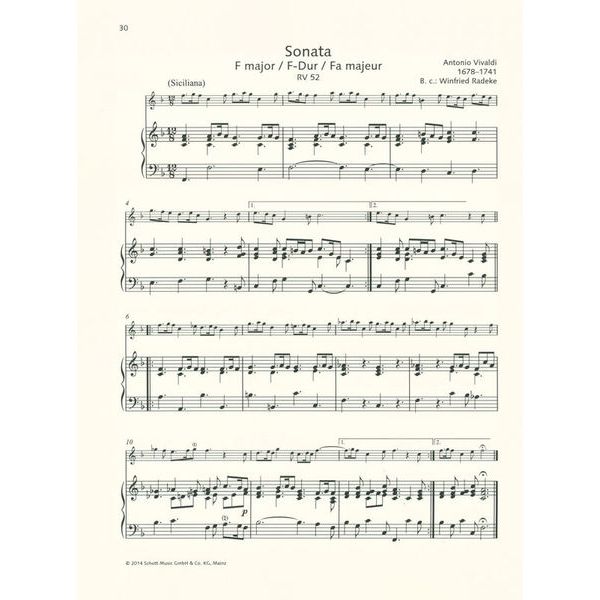 Schott Recorder Library