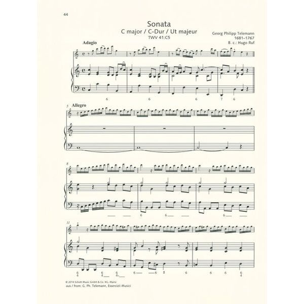 Schott Recorder Library