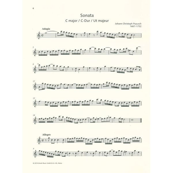 Schott Recorder Library