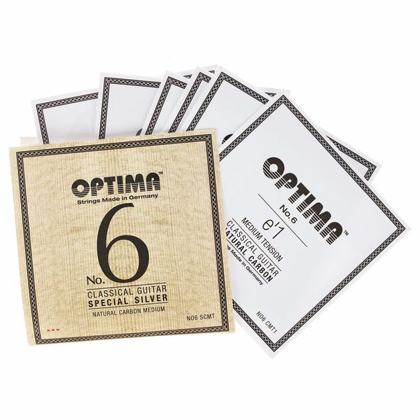 Optima No.6 Silver Strings Carbon Med