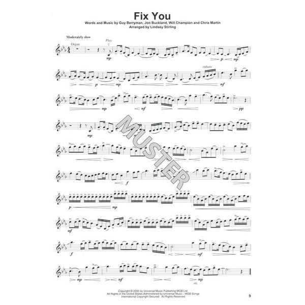 Hal Leonard Violin Play-Along Stirling Hit