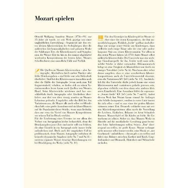 Henle Verlag Am Klavier Mozart