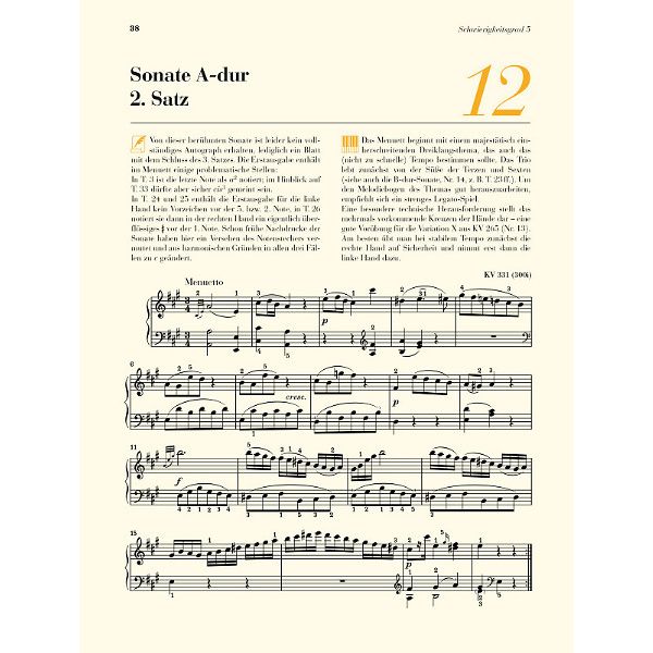 Henle Verlag Am Klavier Mozart