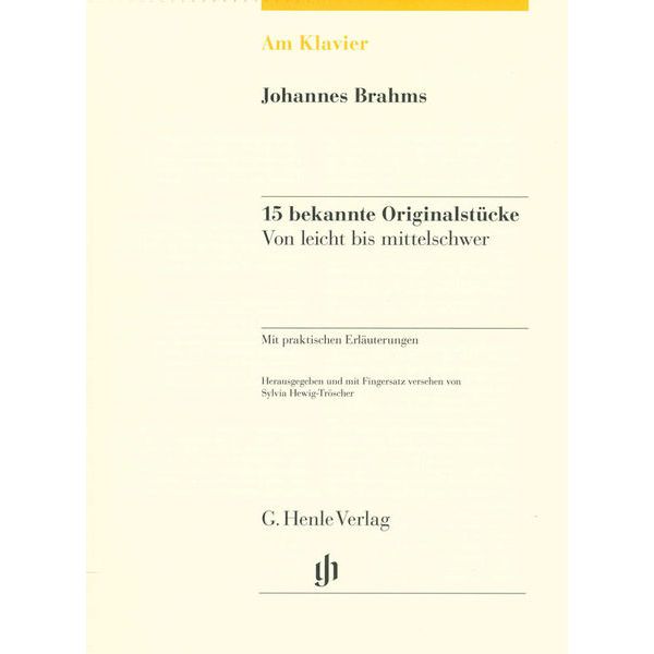 Henle Verlag Am Klavier Brahms