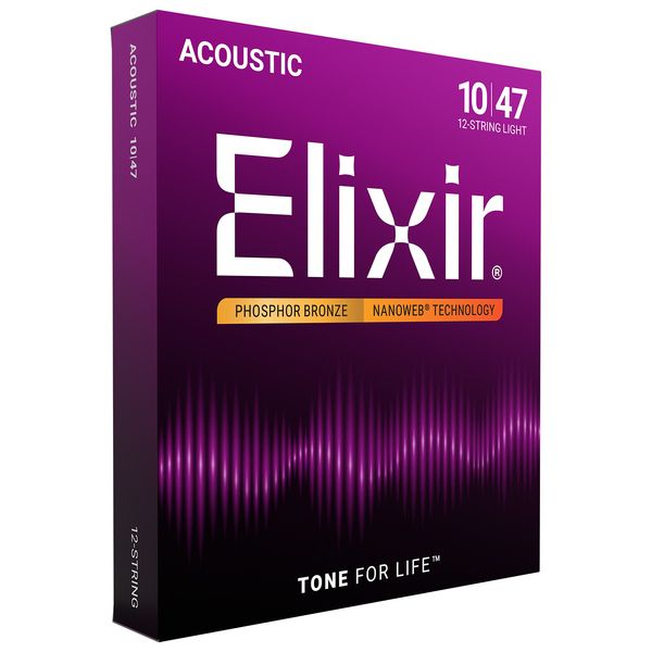 Elixir Nanoweb Light 12 Str. Phosphor
