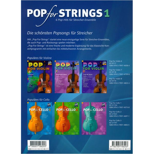 Schott Pop For Strings 1