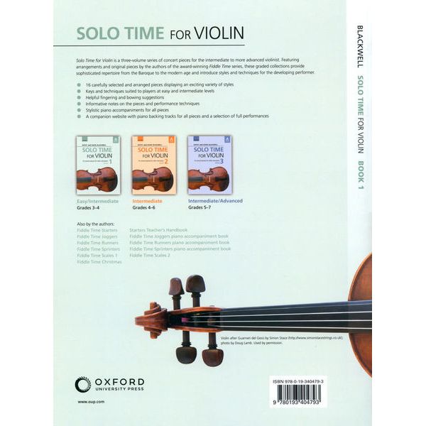 Oxford University Press Solo Time For Violin 1