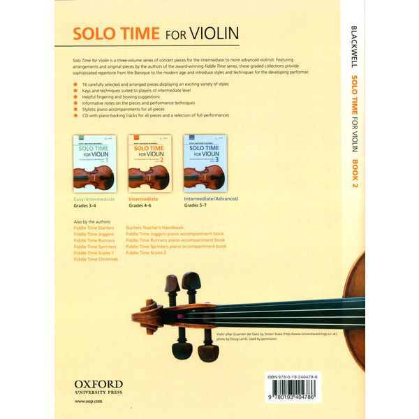 Oxford University Press Solo Time For Violin 2