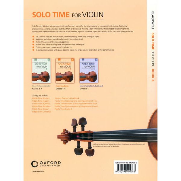 Oxford University Press Solo Time For Violin 2