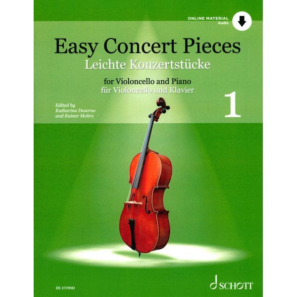 Schott Easy Concert Pieces Cello 1