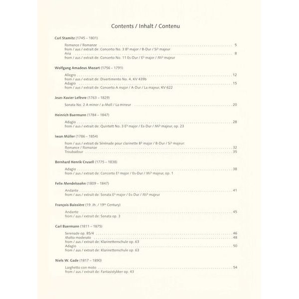 Schott Best Of Clarinet Classics