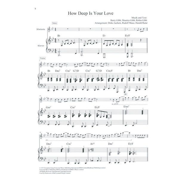 Schott Pop Ballads Clarinet