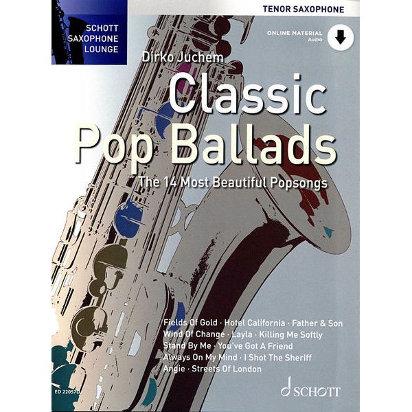 Schott Classic Pop Ballads Tenor Sax