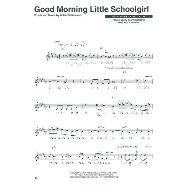 Hal Leonard Harmonica Play-Along Blues