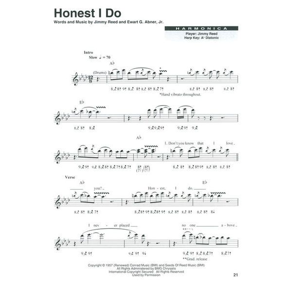 Hal Leonard Harmonica Play-Along Blues