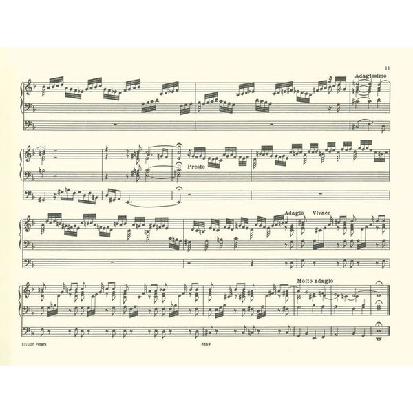 Edition Peters Bach Toccata Und Fuge BWV 565