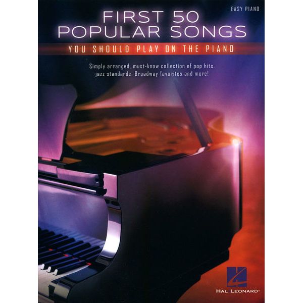Hal Leonard First 50 Popular Songs Piano