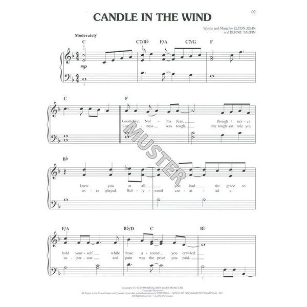 Hal Leonard First 50 Popular Songs Piano