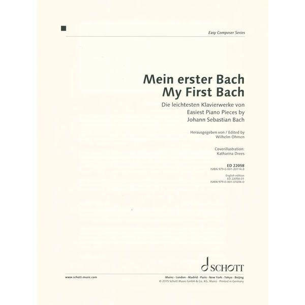 Schott Mein Erster Bach