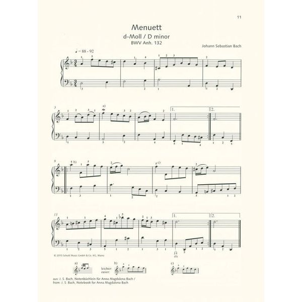 Schott Mein Erster Bach