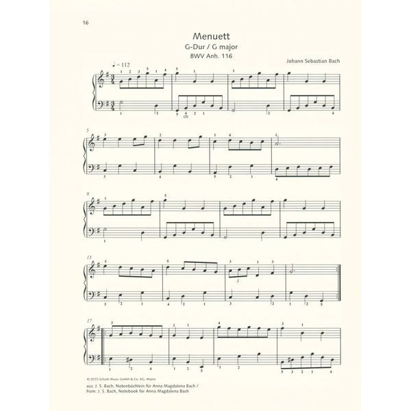 Schott Mein Erster Bach