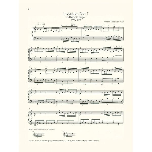 Schott Mein Erster Bach
