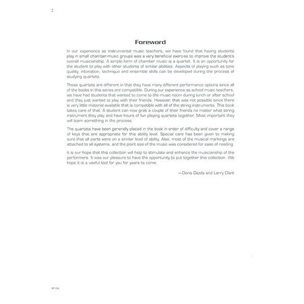 Carl Fischer Compatible Quartets Cello