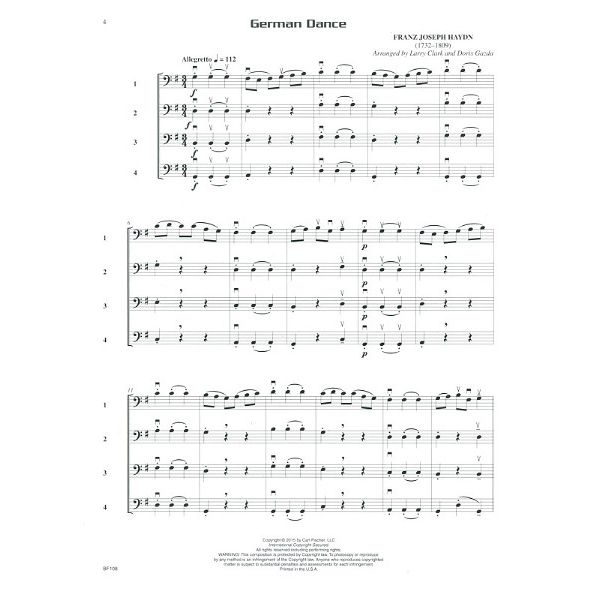 Carl Fischer Compatible Quartets Cello