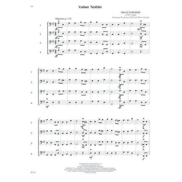 Carl Fischer Compatible Quartets Cello