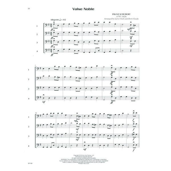 Carl Fischer Compatible Quartets Bass