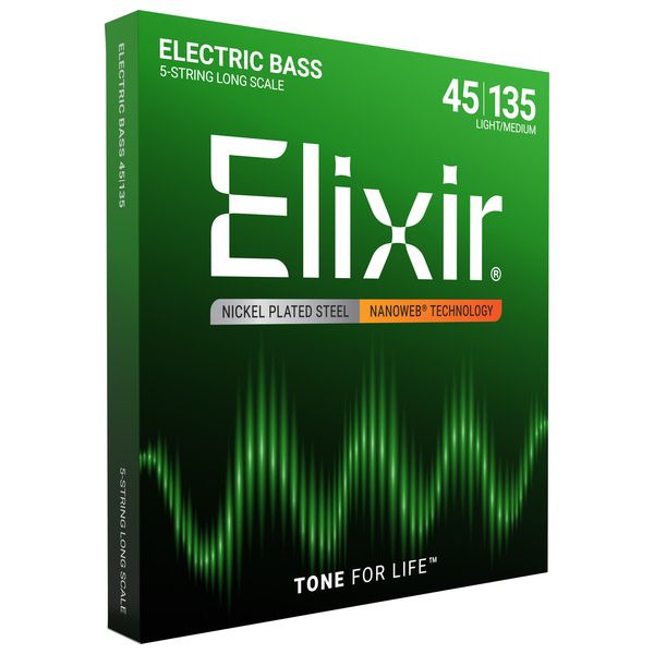 Elixir 14207 Nanoweb 5-Str. Light/Med