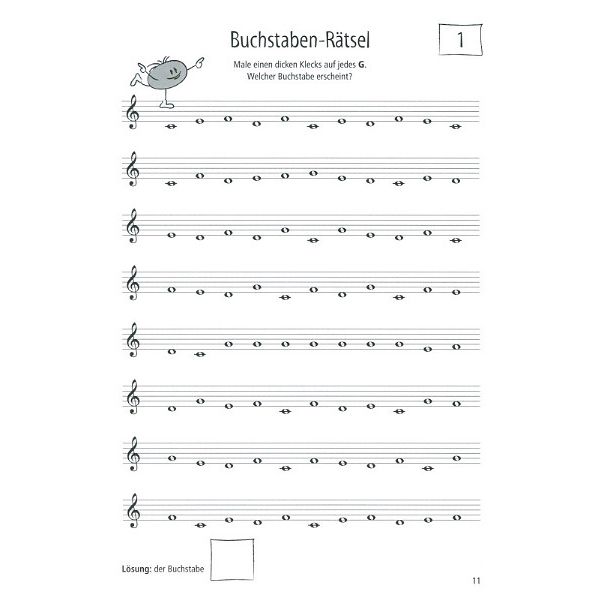 Edition Dux Kleine Notenrätsel Violin+Bass