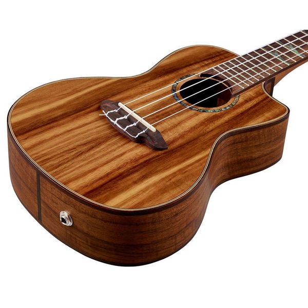 Luna Guitars Uke High Tide Koa Concert w/Pr